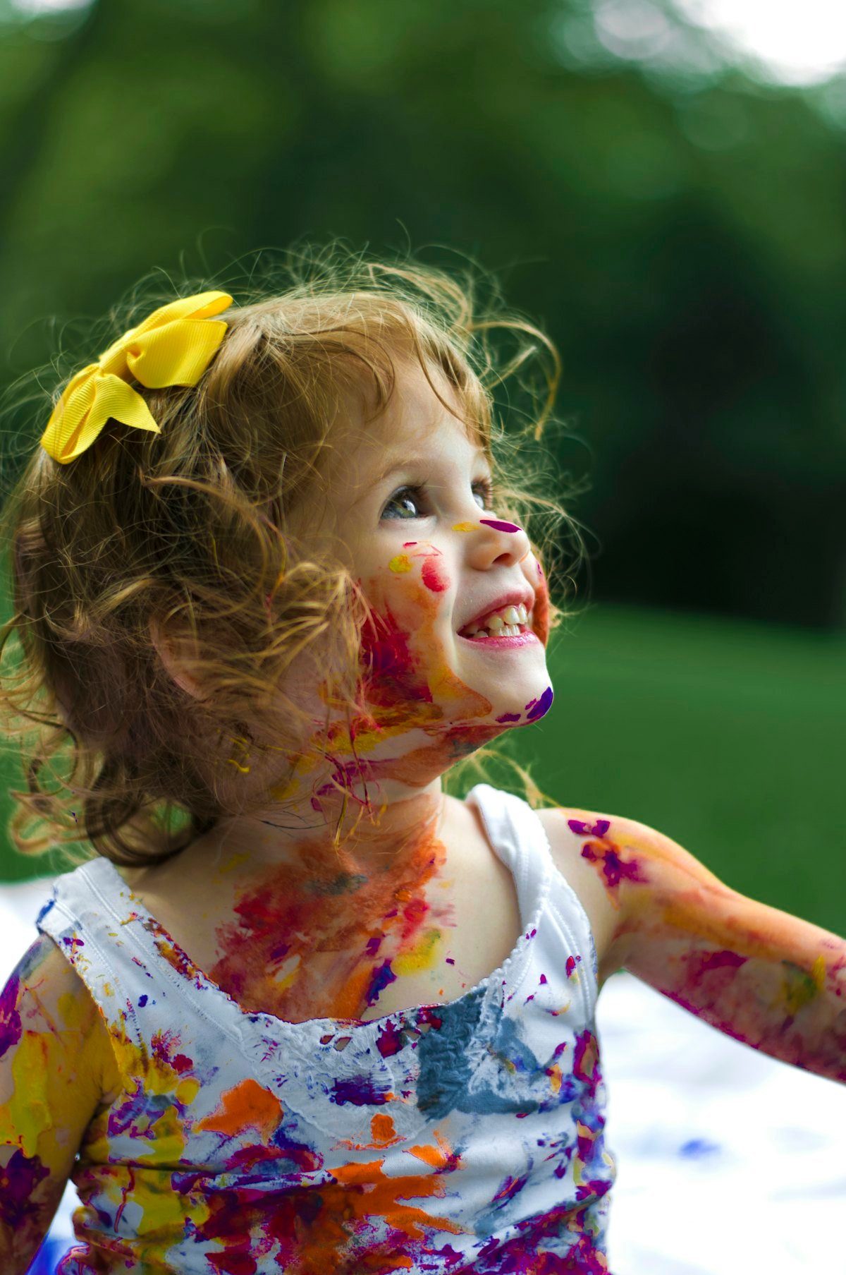 A happy young student